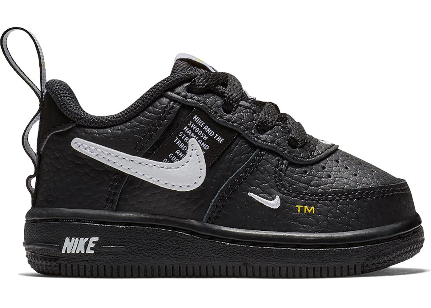 Nike Air Force 1 Low Utility Black White (TD)
