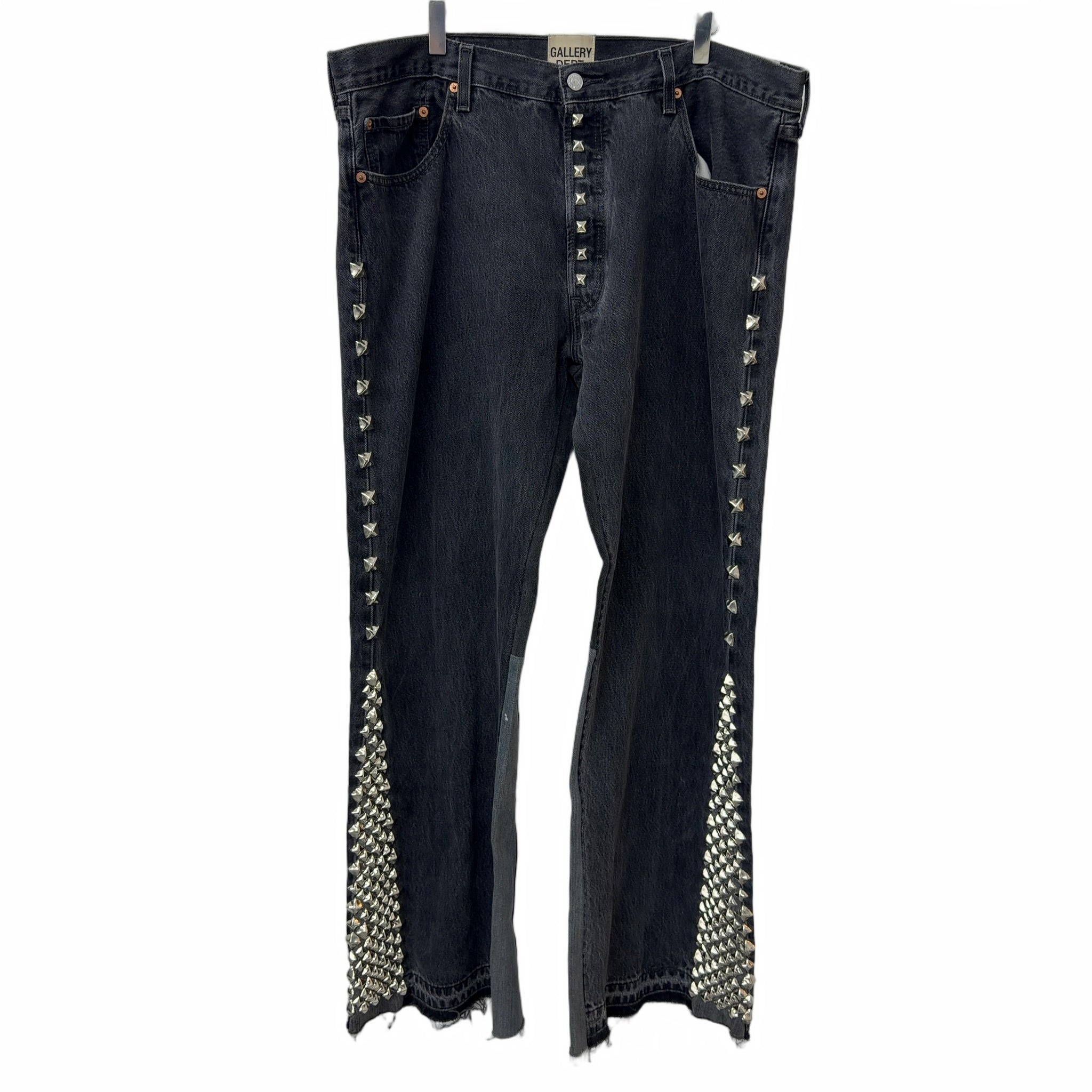 Gallery Dept. Studded LA Flare Denim Jeans Black