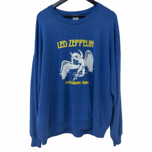 Vintage 1980 Led Zeppelin Over Europe Tour Sweatshirt