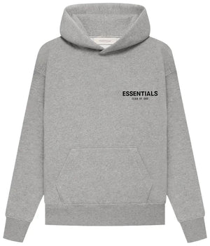 Fear of God Essentials Kids Hoodie 'Dark Oatmeal'