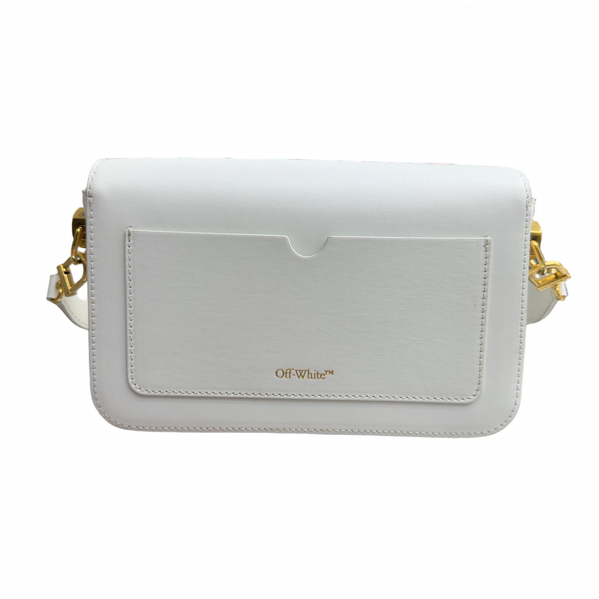 OFF-WHITE Plain Binder M Shoulder Bag White