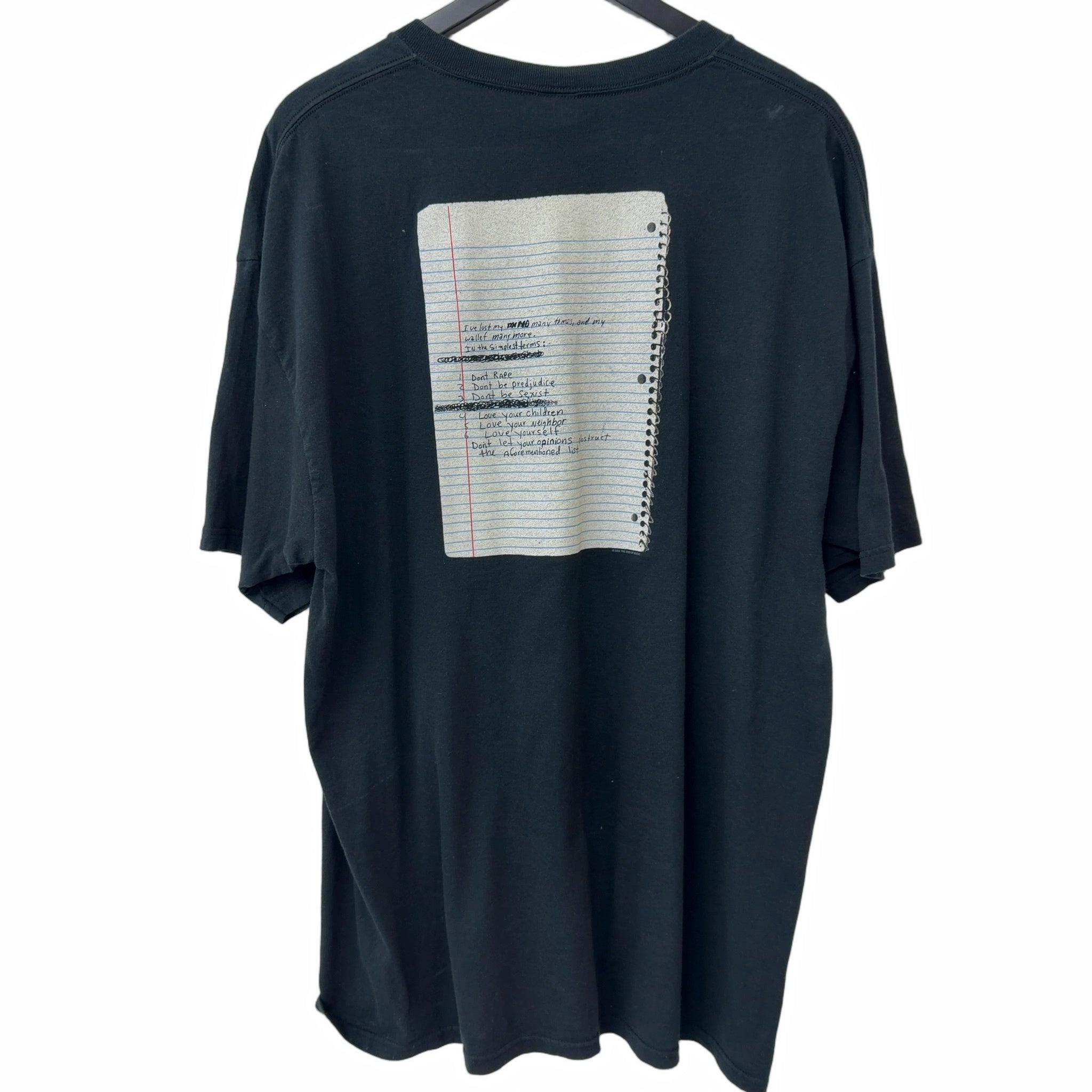 Vintage 2003 Kurt Cobain Notebook Tee
