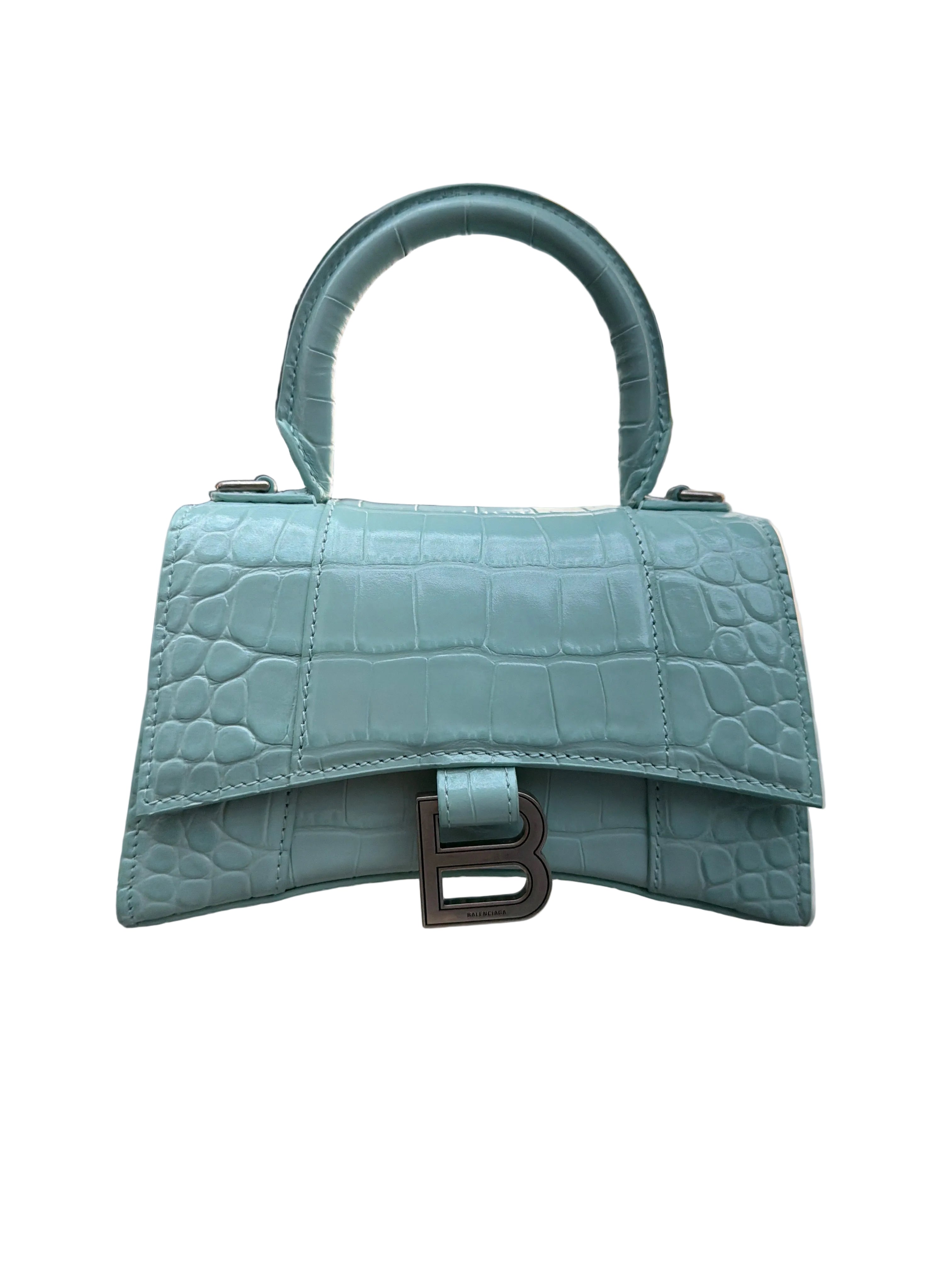 Balenciaga Croc Hourglass Handbag