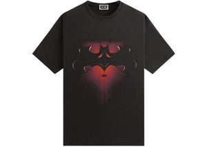 Kith X Batman And Robin Logo Vintage Tee Black