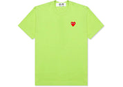 Comme des Garcons PLAY Play Pastelle Red Emblem T-shirt Green