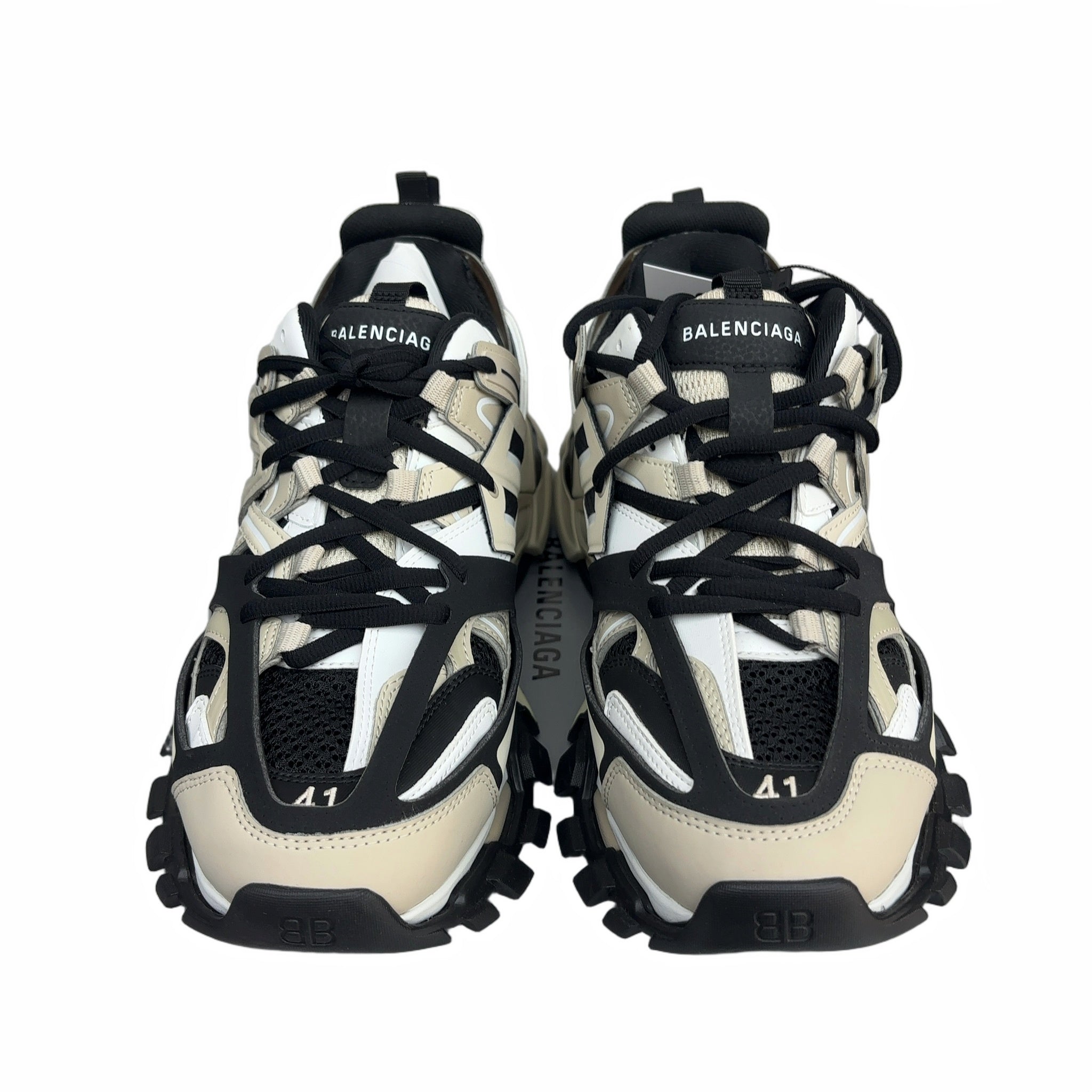 Balenciaga Track Beige Black