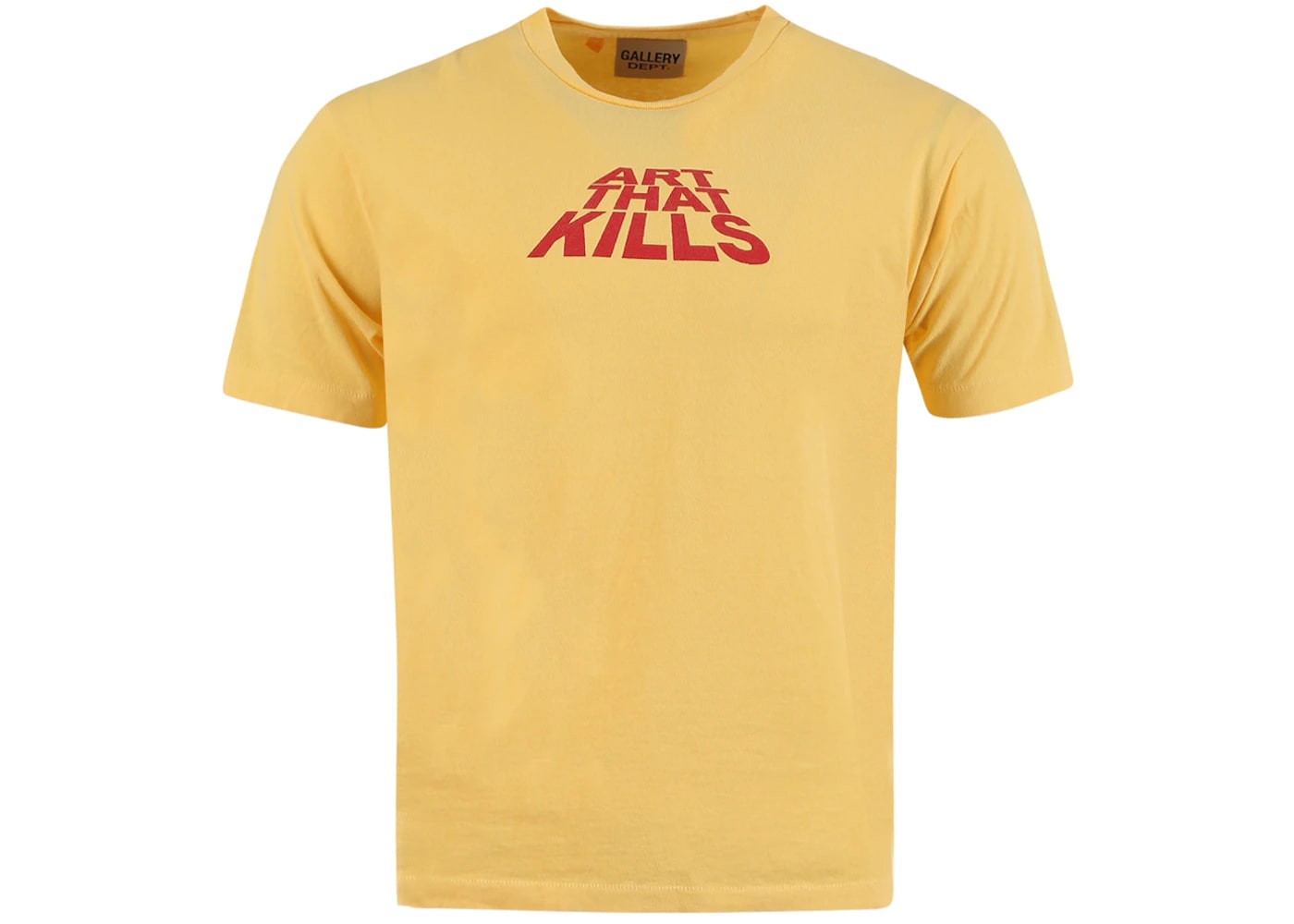 Gallery Dept. Art That Kills Logo T-Shirt Yellow
