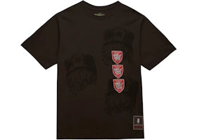 Travis Scott x Mitchell & Ness Houston Cougars Seal T-Shirt Brown