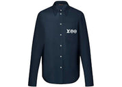 Louis Vuitton x Nigo Printed Signature Long-Sleeved Shirt Deep Navy