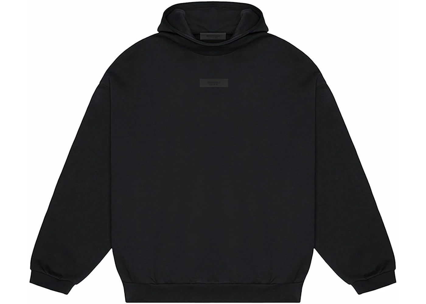 Fear of God Essentials Chest Logo Hoodie Jet Black/Jet Black