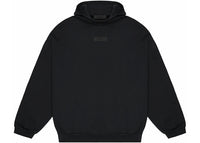 Fear of God Essentials Chest Logo Hoodie Jet Black/Jet Black