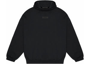 Fear Of God Essentials Chest Logo Hoodie Jet Black/Jet Black
