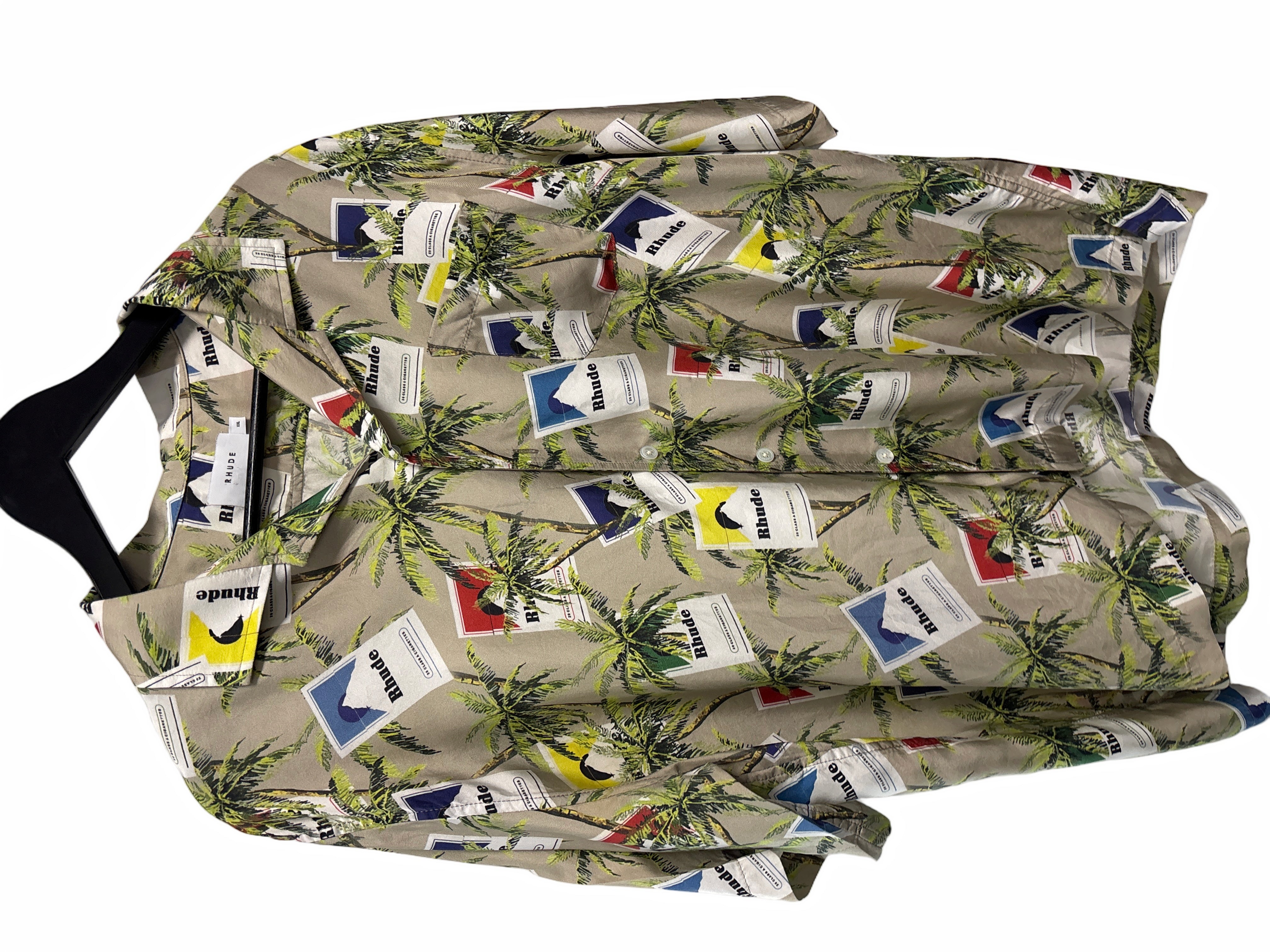 Rhude Ciggerate Print Button Shirt Multi