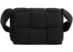 Bottega Veneta Candy Padded Tech Cassette Crossbody Bag Mini Black