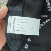 Chrome Hearts Dagger Denim Baseball Hat Black/White