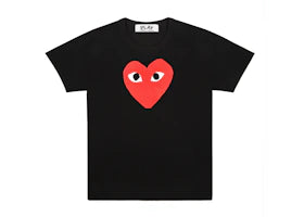 Comme des Garcons PLAY Play Red Heart T-shirt Black