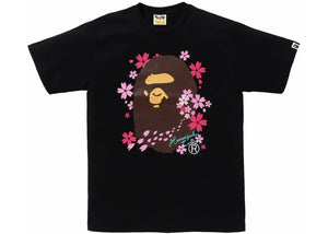 BAPE Sakura Ape Head Tee (SS24) Black