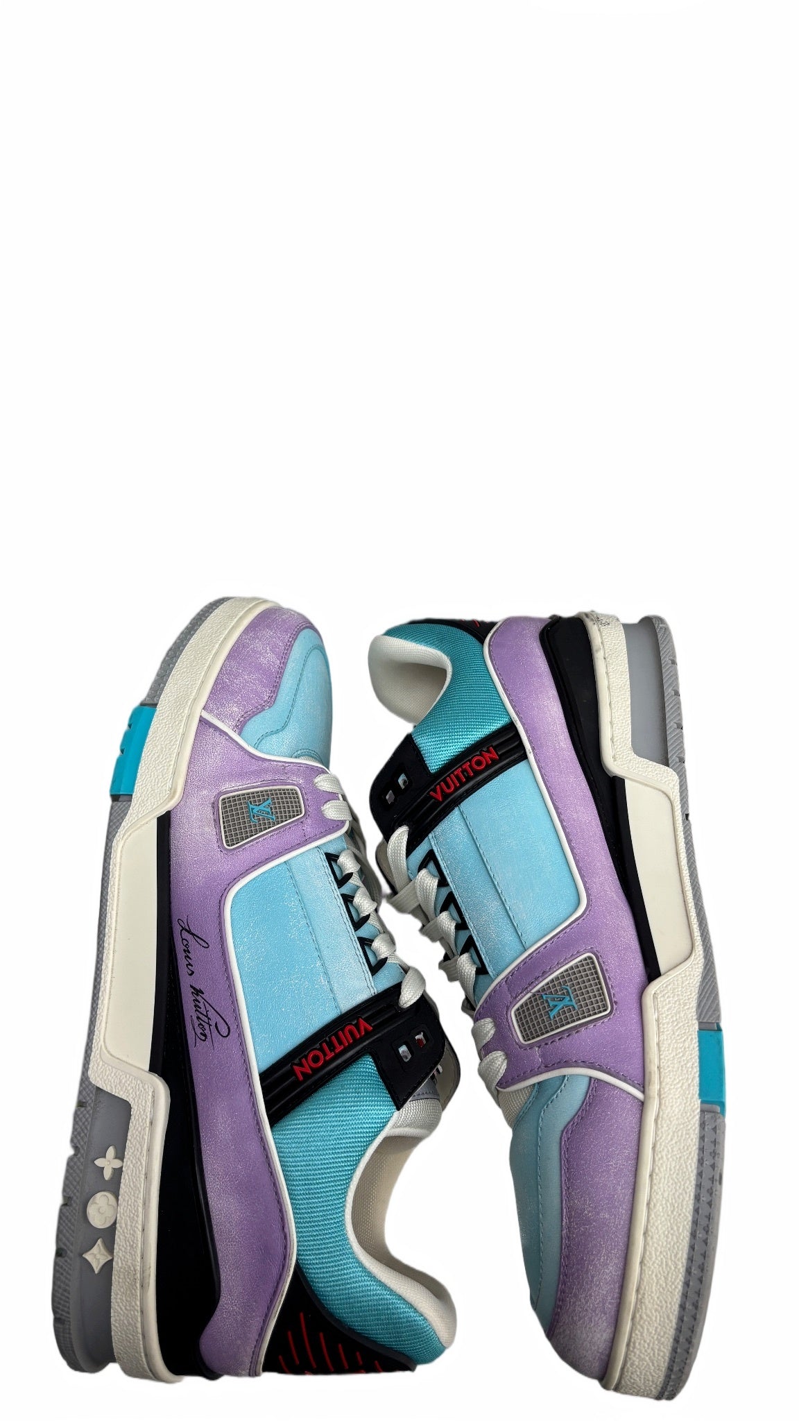 Louis Vuitton LV Trainer Blue Purple
