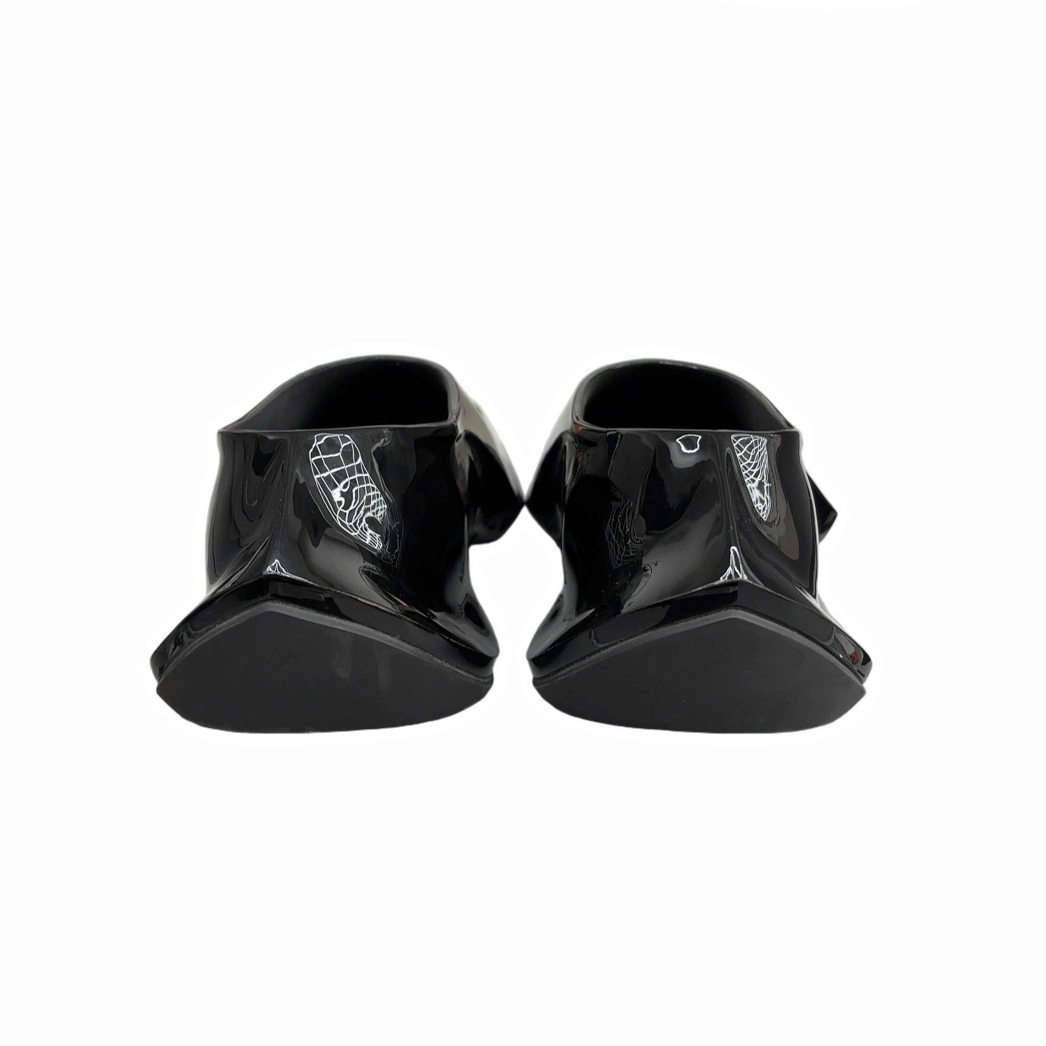 Balenciaga Space Shoe Shiny Black