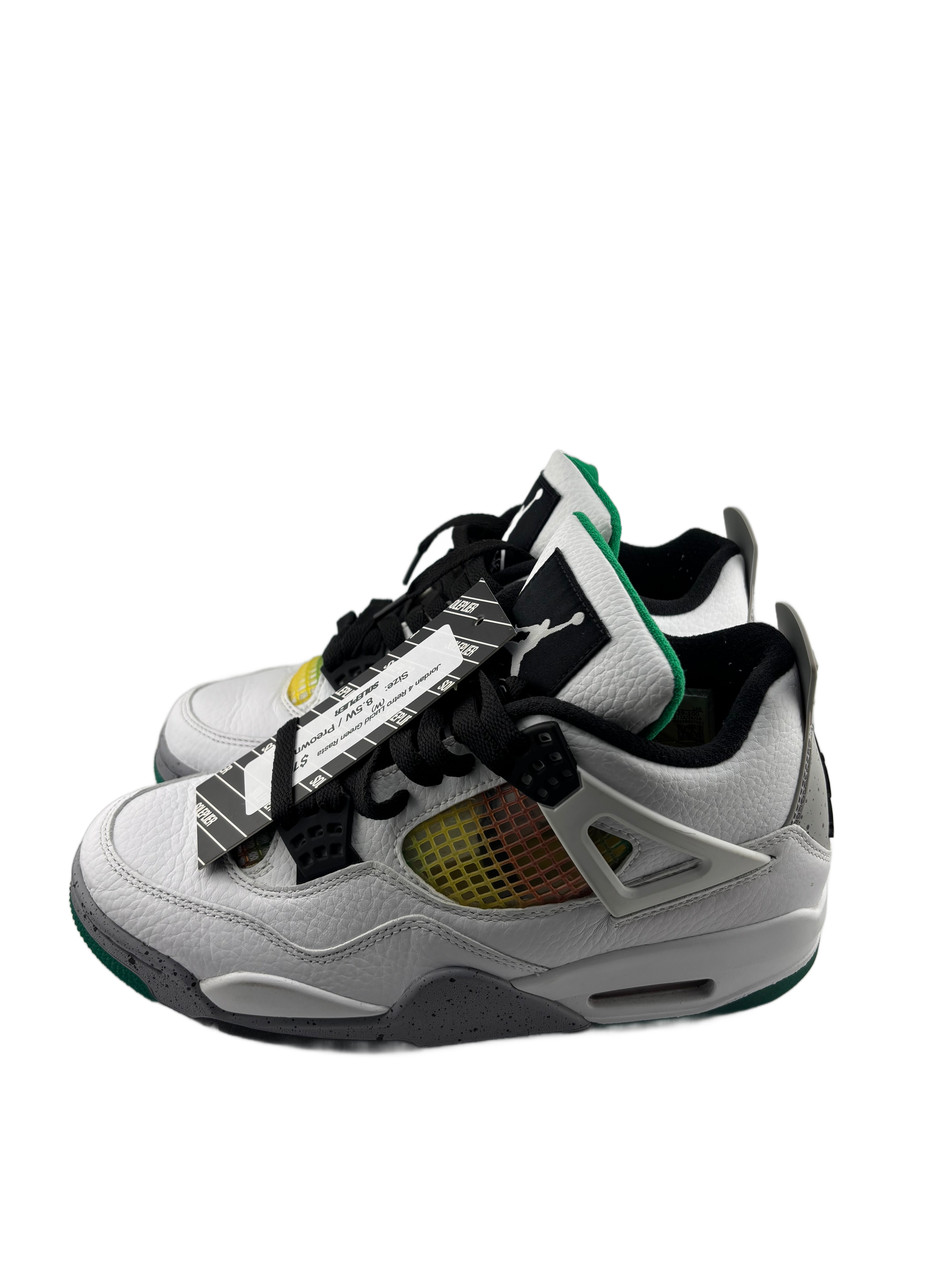 Jordan 4 Retro Lucid Green Rasta (Women's)
