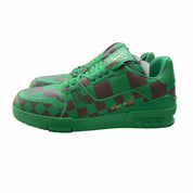 Louis Vuitton LV Trainer Sneaker Damier Pop Green