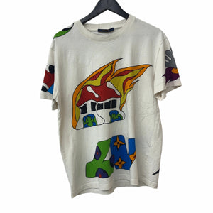 Louis Vuitton Virgil Abloh Burning House Graphic Tee