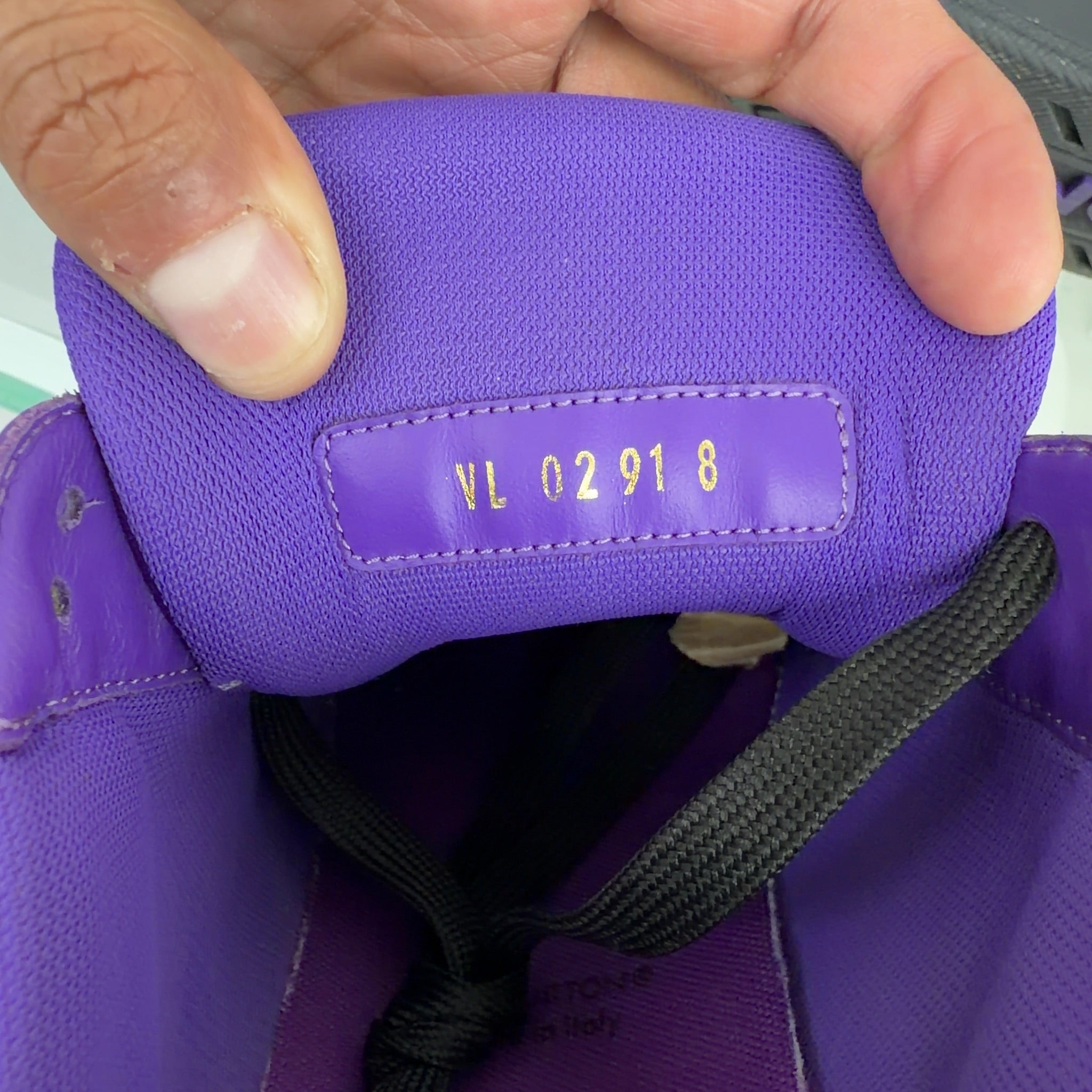 Louis Vuitton LV Trainer Violet Black