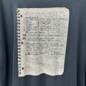 Vintage 2003 Nirvana Ghost Notebook Kurt Cobain Tee