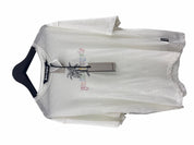 Palm Angels Logo Linen Collar T-Shirt White