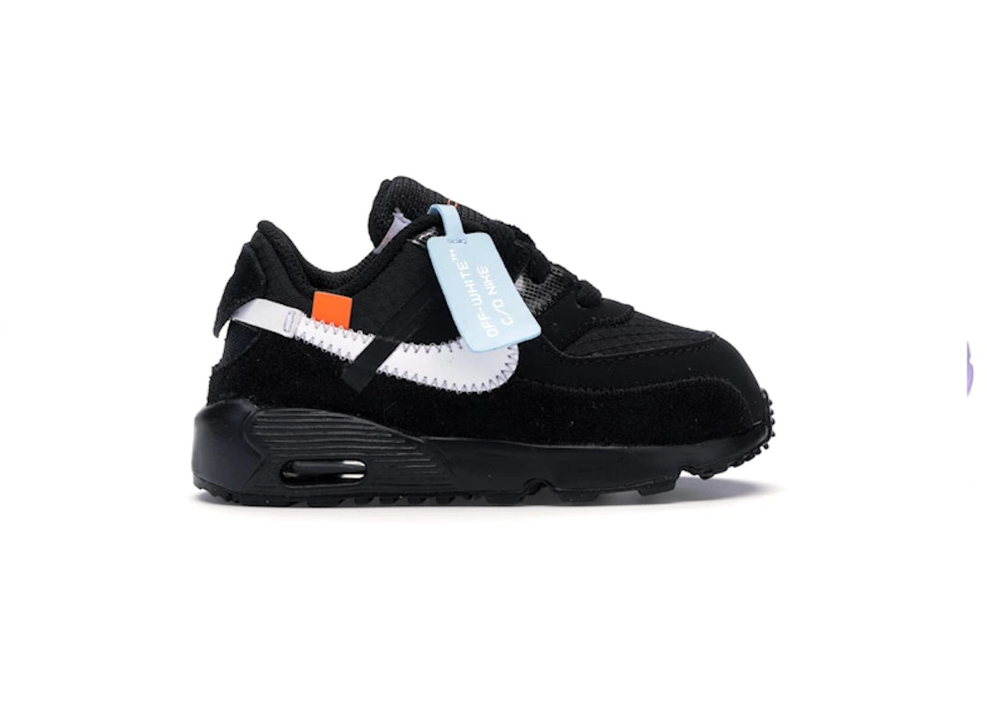 Nike Air Max 90 OFF-WHITE Black White (TD)