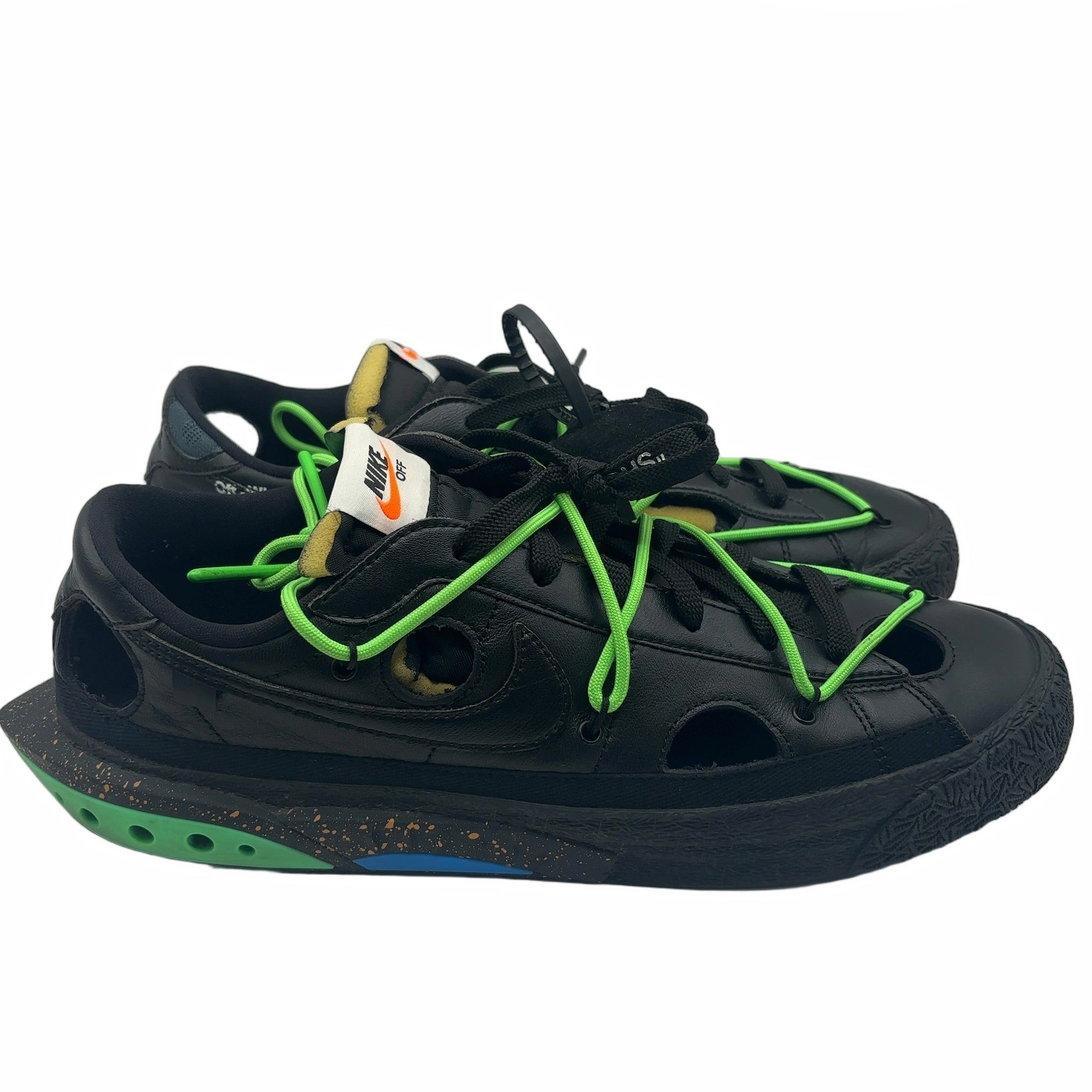 Nike Blazer Low Off-White Black Electro Green