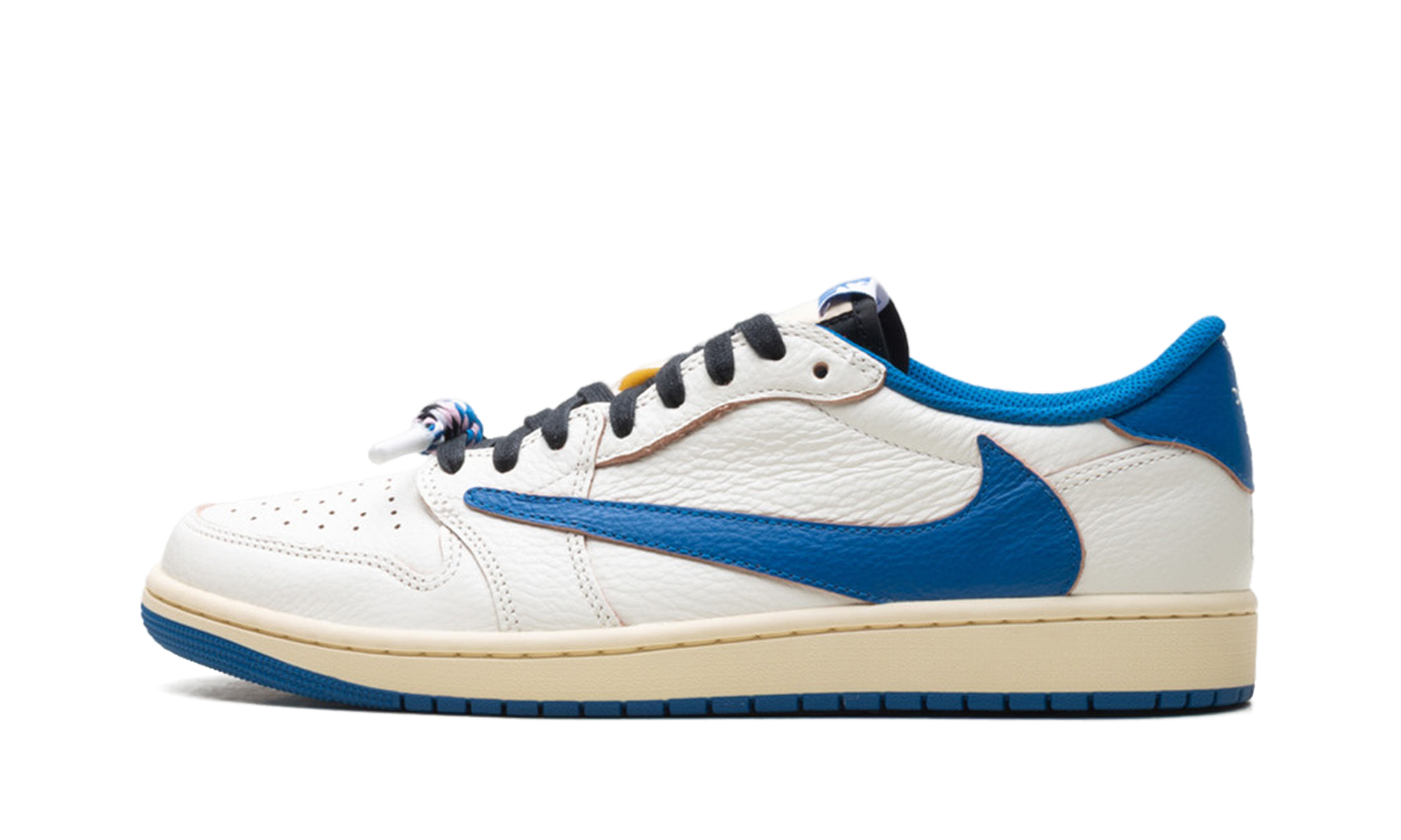 Jordan 1 Retro Low OG SP Fragment X Travis Scott Sail Military Blue