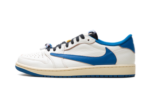 Jordan 1 Retro Low OG SP Fragment X Travis Scott Sail Military Blue