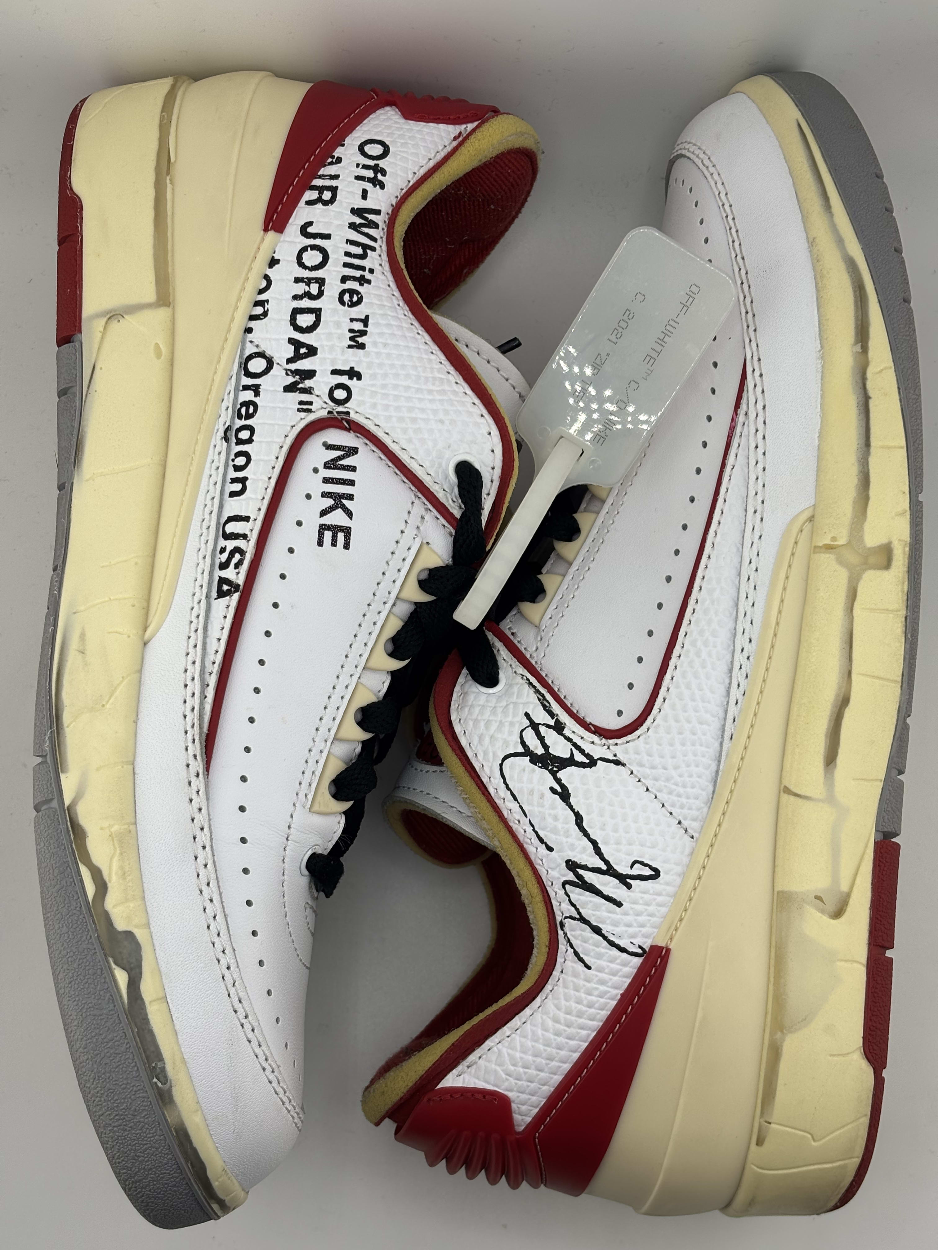 Jordan 2 Retro Low SP Off-White White Red