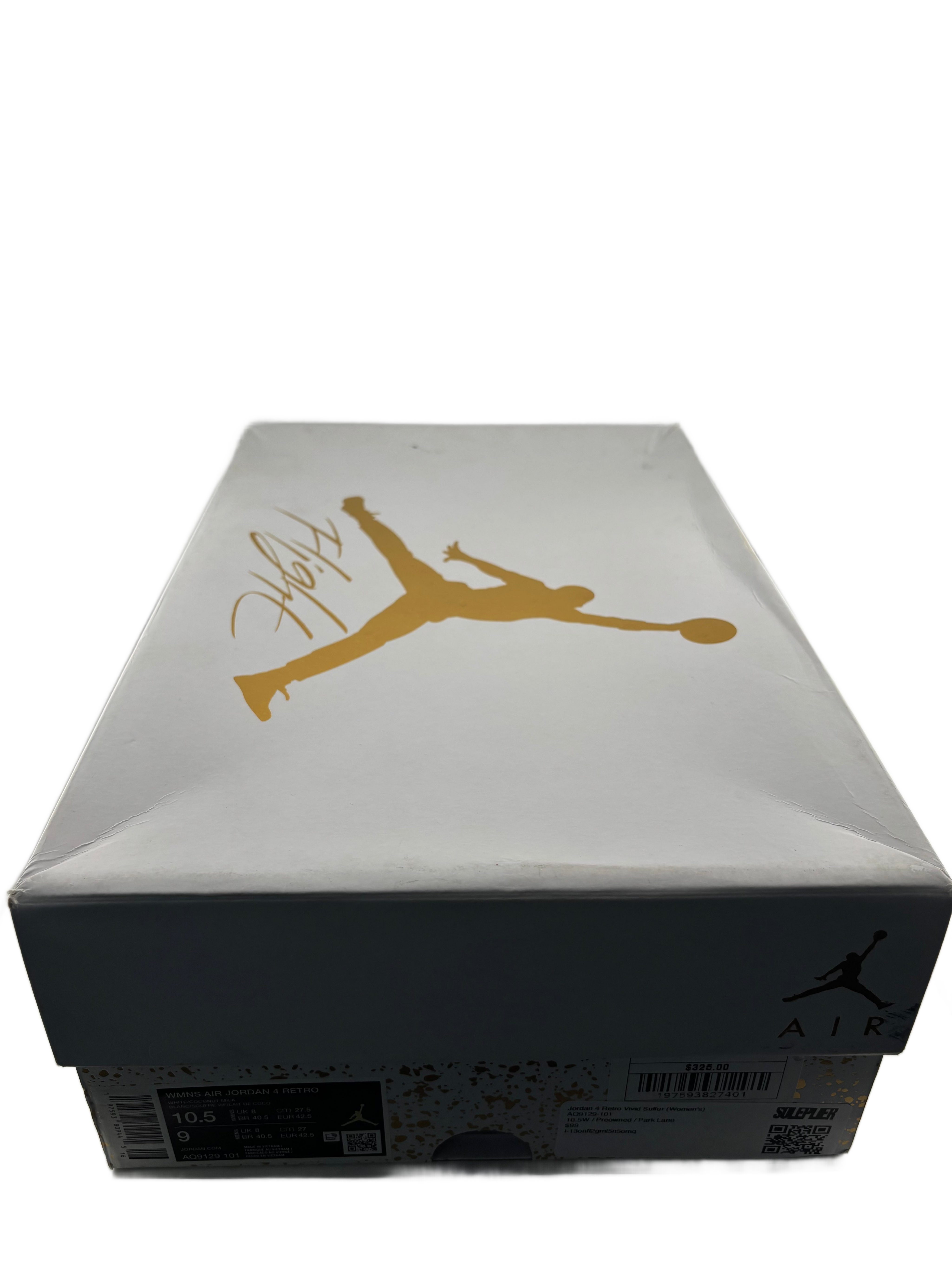 Jordan 4 Retro Vivid Sulfur (Women's)