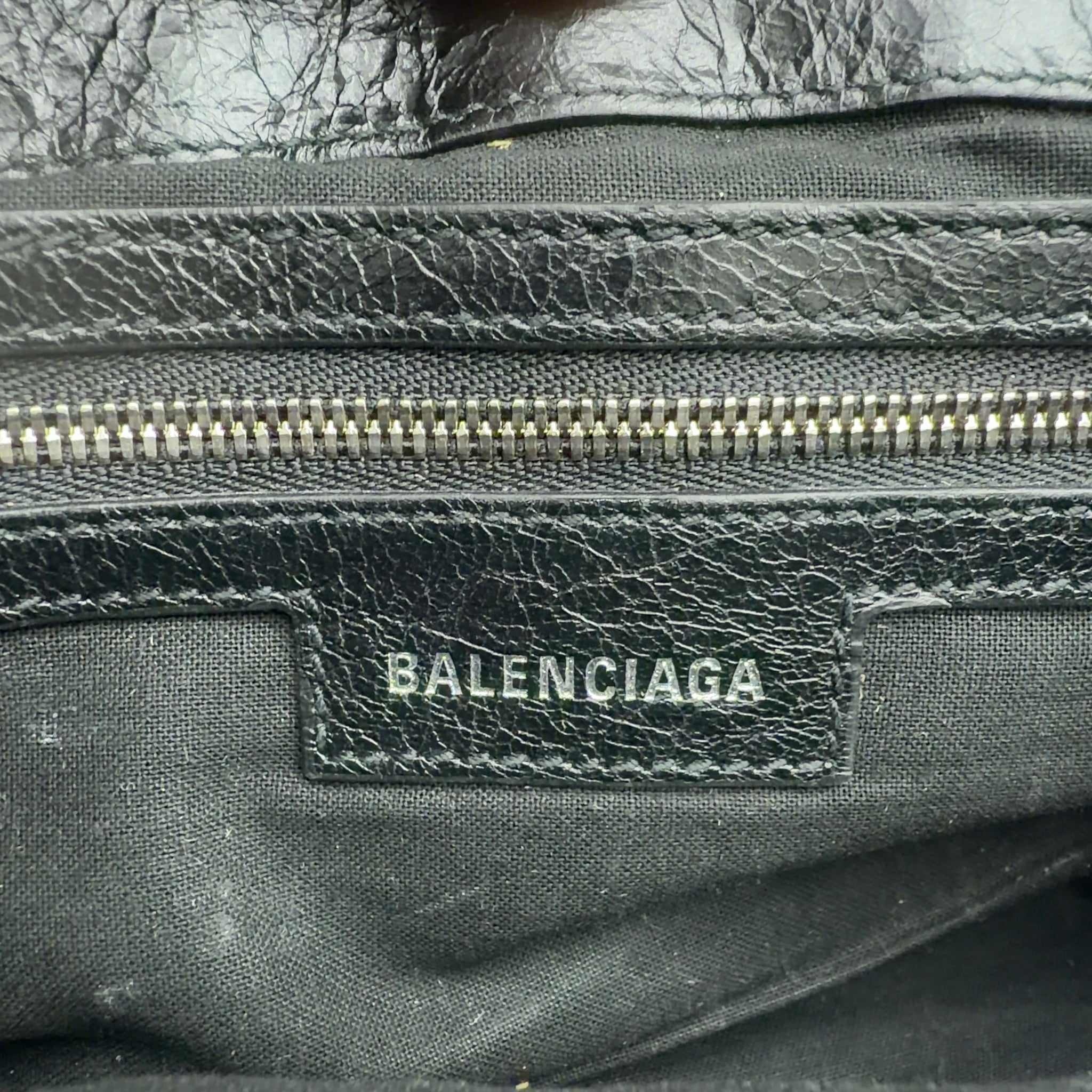 Balenciaga Le Cagole Mens XS Flap Bag Black