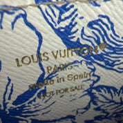 Louis Vuitton Curieuse Card Holder Monogram Giant White Blue