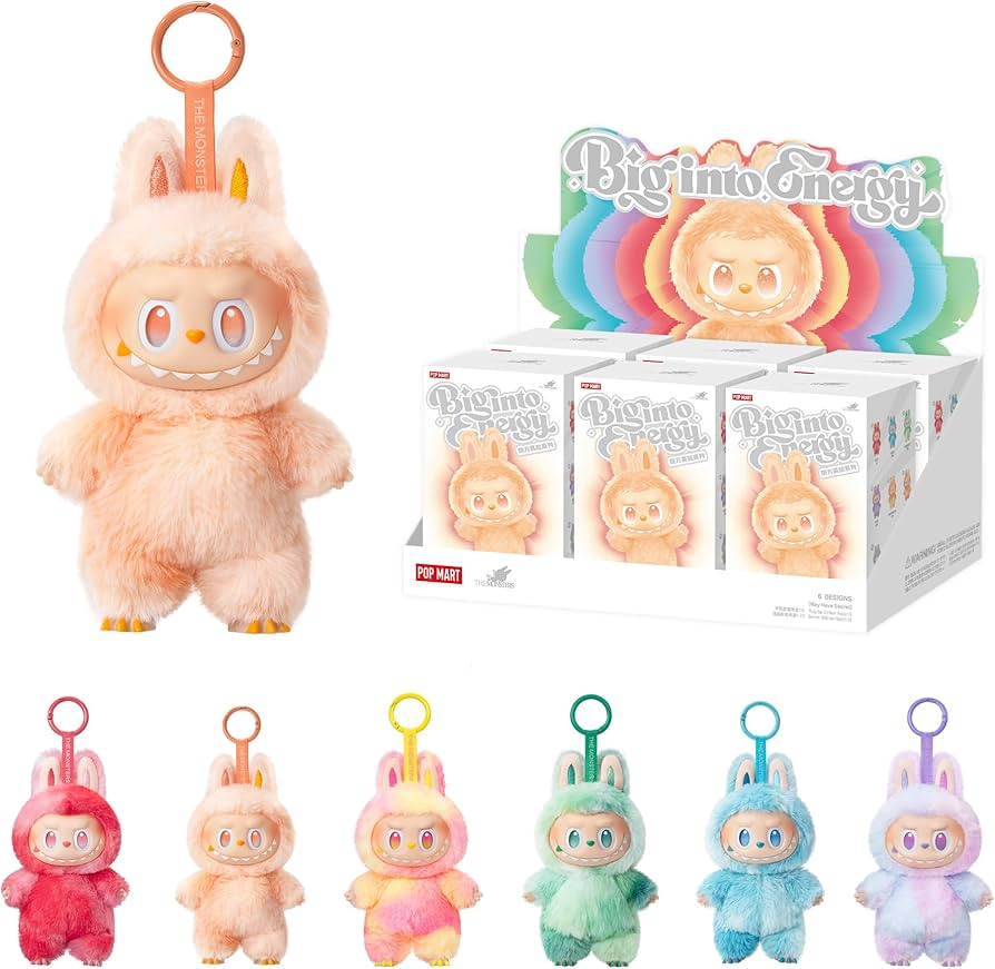 Pop Mart Labubu The Monsters Big into Energy Series Vinyl Plush Pendant Single Blind Box