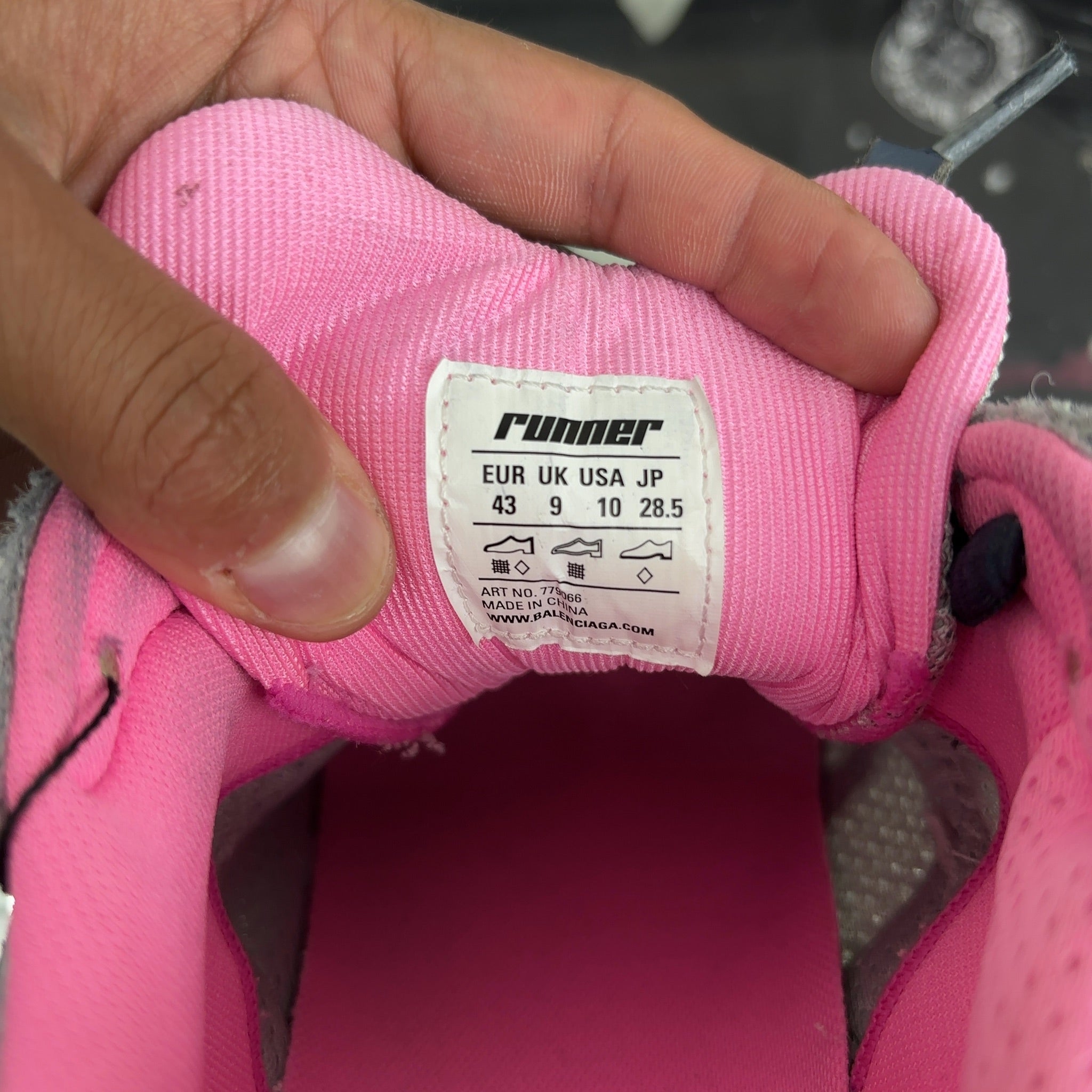 Balenciaga Runner 2.0 Grey Blue Pink Red