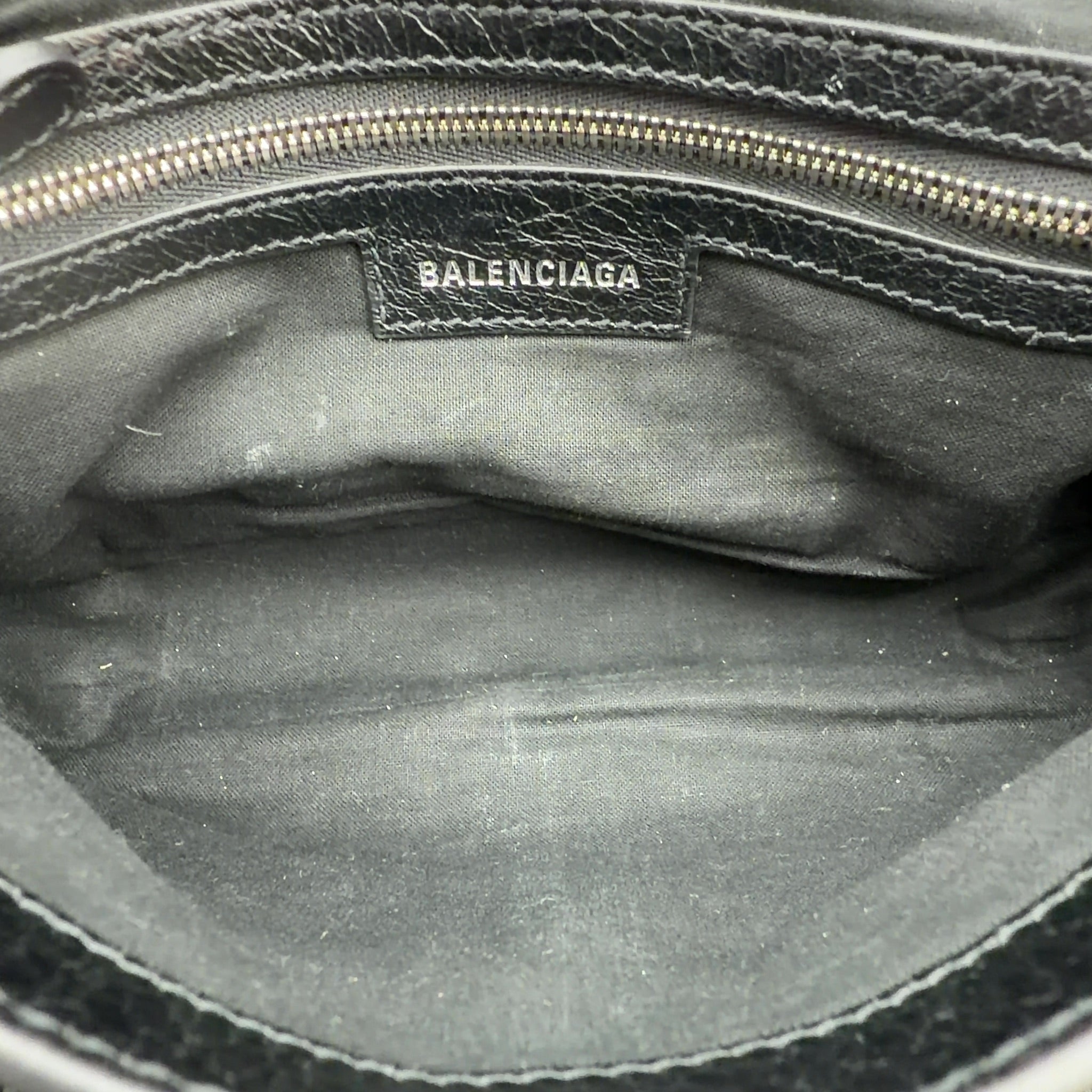 Balenciaga Le Cagole Mens XS Flap Bag Black