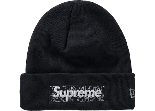 Supreme New Era Box Logo Beanie (FW19) Black