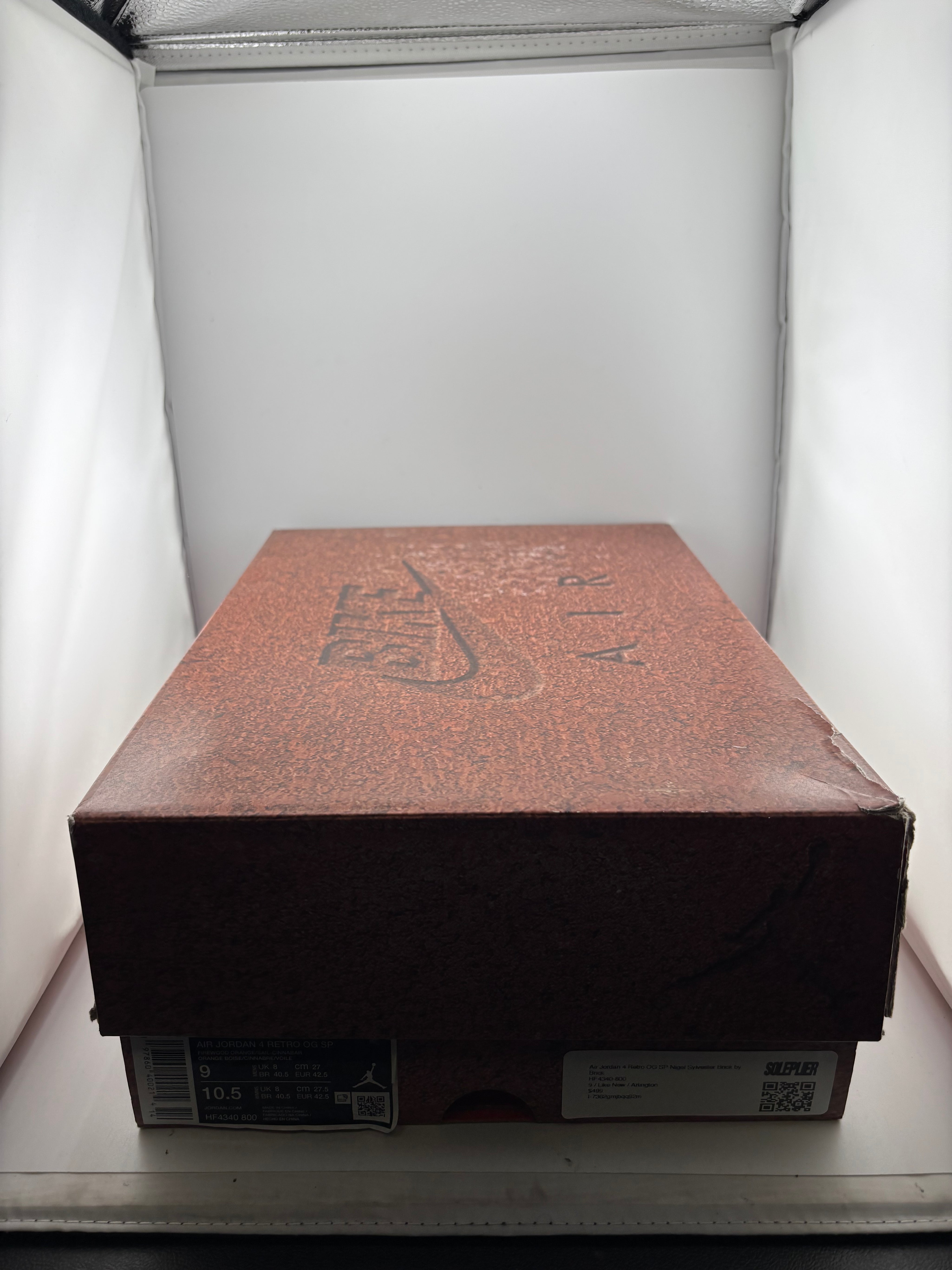 Air Jordan 4 Retro OG SP Nigel Sylvester Brick by Brick
