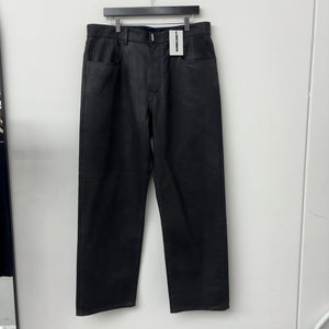 Givenchy Black Waxed Denim Jeans