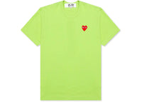 Comme des Garcons PLAY Play Pastelle Red Emblem T-shirt Green