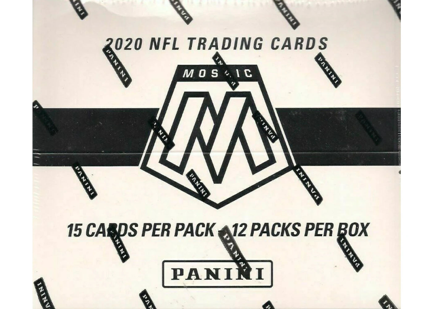 2020 Panini Mosaic Football Factory Sealed Cello Box