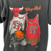 Vintage Chicago Bulls Jersey Tee Black