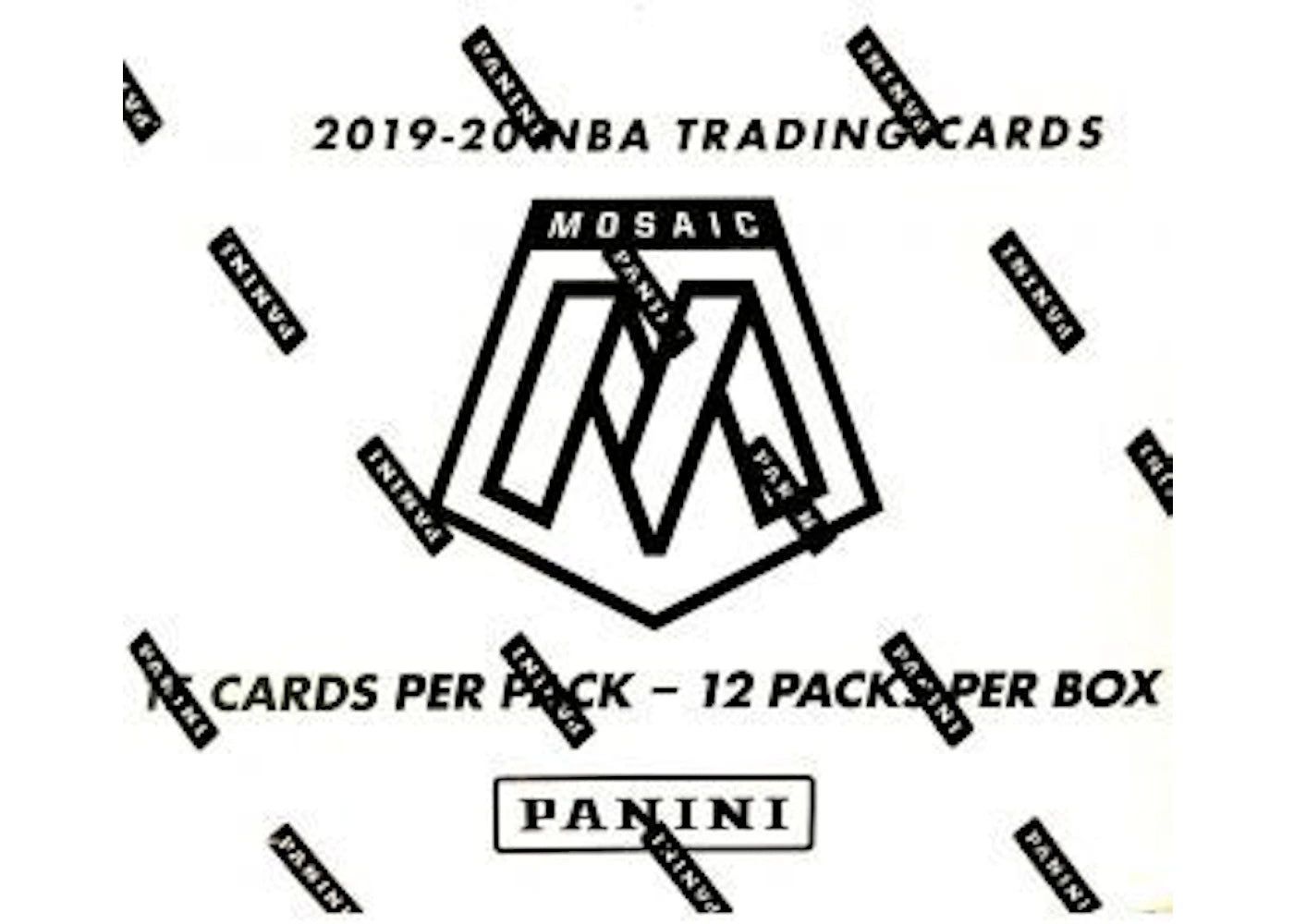 2019-20 Panini Mosaic Basketball Factory Sealed Cello Box