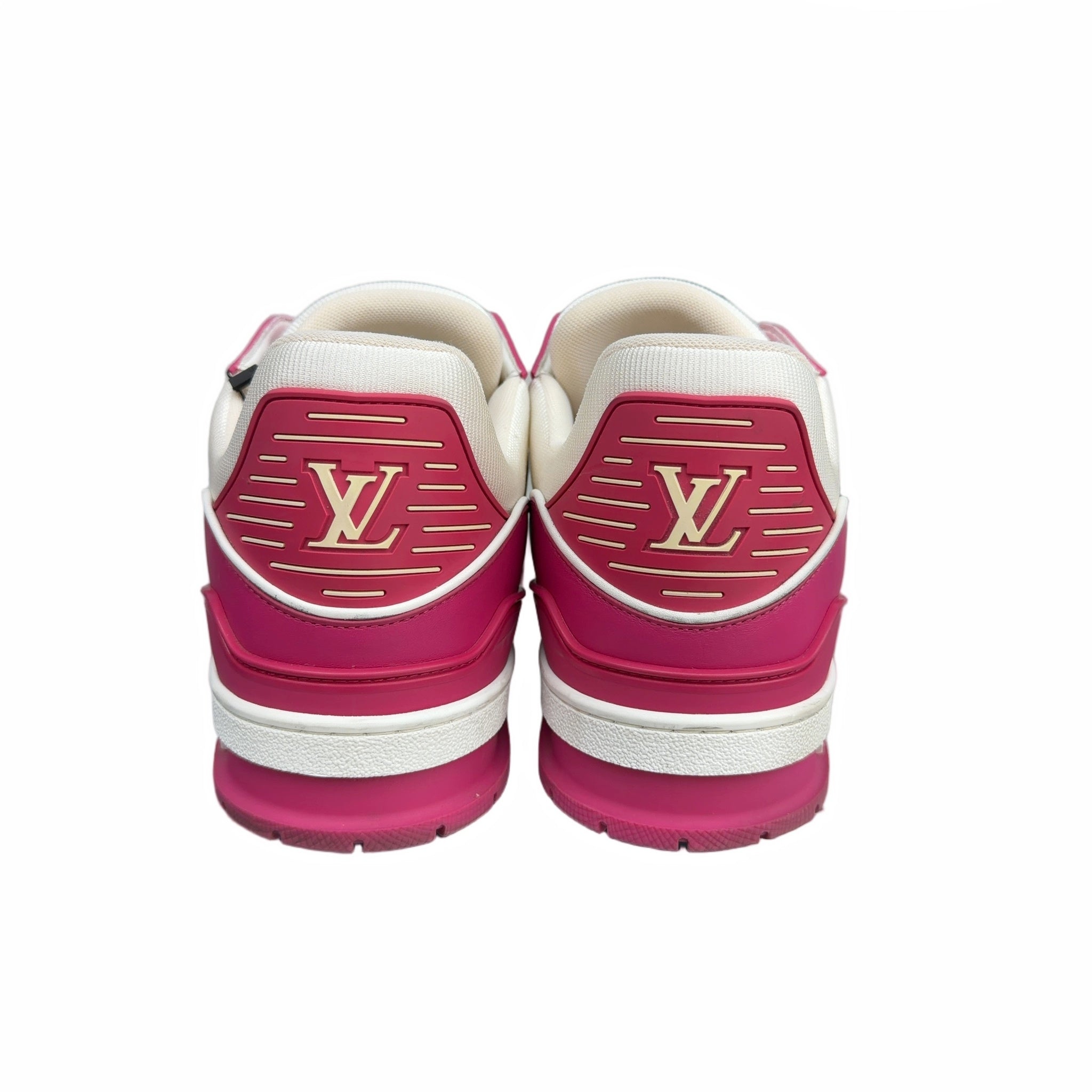 Louis Vuitton Trainer Low White Fuchsia