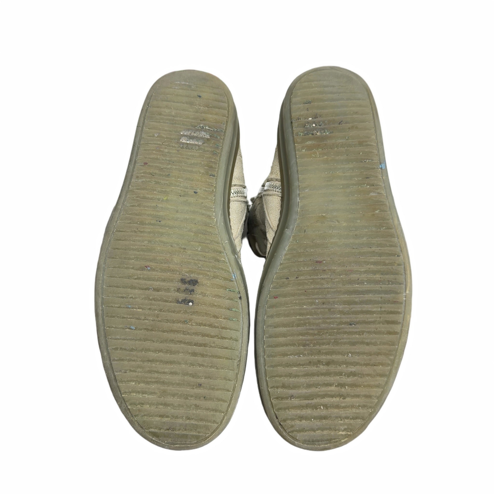 Rick Owens Geobasket Blistered Suede Gum Sole