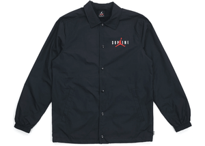 Supreme Jordan Coaches Jacket Black